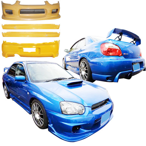 ModeloDrive FRP ING Body Kit 4pc > Subaru WRX 2004-2005 > 4dr Sedan - image 1