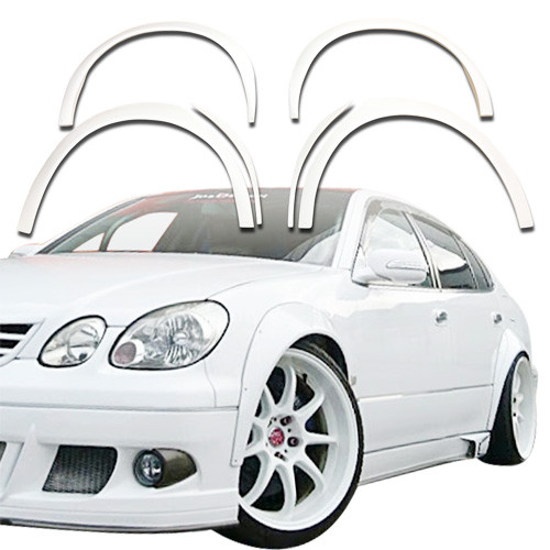 ModeloDrive FRP NST Wide Body 90mm Fender Flare Set 6pc > Lexus GS300 1998-2005 - image 1