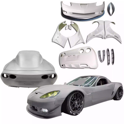 ModeloDrive FRP GT3-XL Wide Body Kit > Chevrolet Corvette C6 2005-2013 - image 1