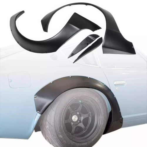 VSaero FRP TKYO Wide Body Fender Flares (rear) 100mm 4pc > Datsun 280Z S30 1975-1978 > 2 Seater - image 1