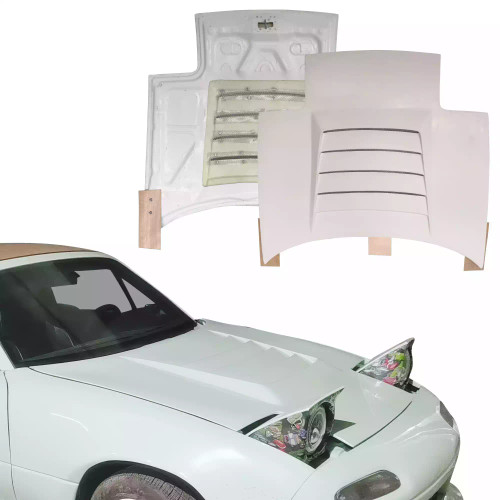 ModeloDrive FRP NISM N1 Hood > Mazda Miata (NA) 1990-1996 - image 1