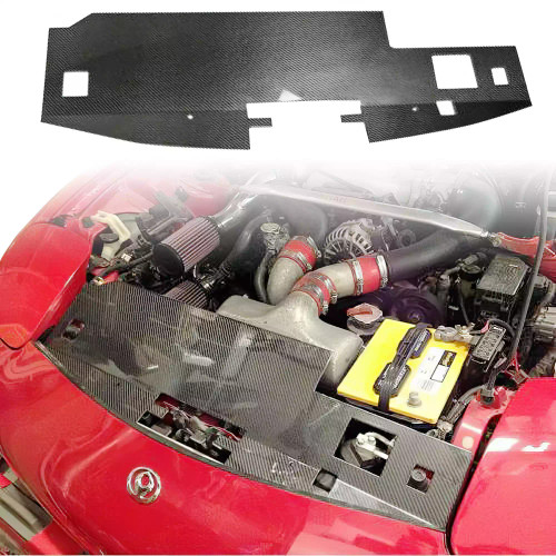 ModeloDrive Carbon Fiber OER Radiator Cooling Panel > Mazda RX-7 (FD3S) 1993-1997 - image 1