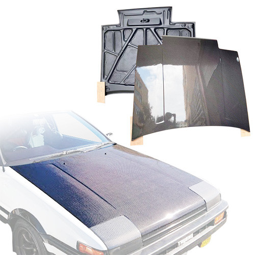 ModeloDrive Carbon Fiber OER Hood > Toyota Corolla AE86 Trueno 1984-1987 - image 1