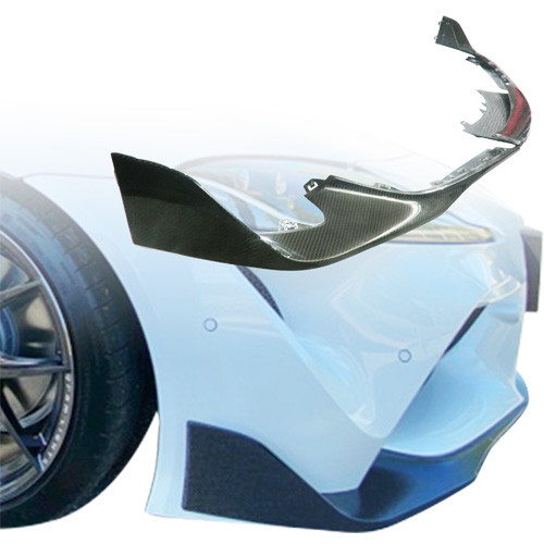 ModeloDrive Carbon Fiber OER Front Lip 3pc > Toyota Supra (A90 A91) 2019-2023 - image 1
