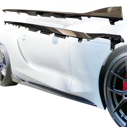 ModeloDrive Carbon Fiber OER Side Skirts > Toyota Supra (A90 A91) 2019-2023 - image 1