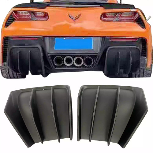 ModeloDrive FRP Dual Diffusers 2pc > Chevrolet Corvette C7 2014-2019 - image 1