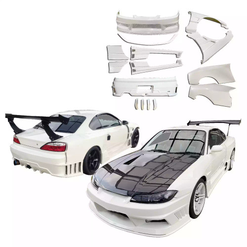 ModeloDrive FRP DMA RS Wide Body v1 Kit > Nissan Silvia S15 1999-2002 - image 1