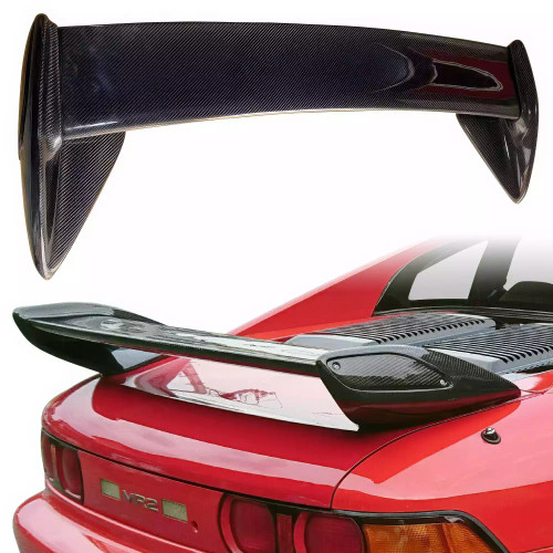 ModeloDrive Carbon Fiber TRDE Rev5 Spoiler Wing > Toyota MR2 (SW20) 1991-1995 - image 1