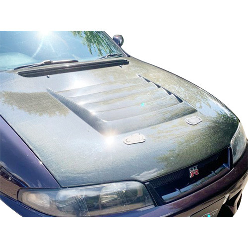 ModeloDrive Carbon Fiber DMA D1 Hood > Nissan Skyline R33 GTS 1995-1998 - image 1