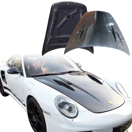 ModeloDrive Carbon Fiber MDES Hood Frunk (front) > Porsche 911 (997) 2005-2012 - image 1