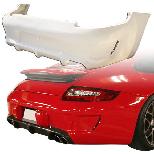 ModeloDrive FRP VORT GTV NARROW Rear Bumper > Porsche 911 (997) 2005-2008 - image 1