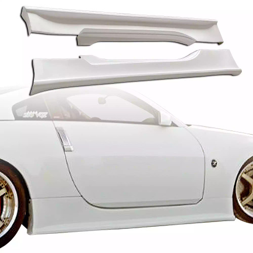 ModeloDrive FRP JVIZ Type-N Side Skirts > Nissan 350Z Z33 2003-2008 - image 1