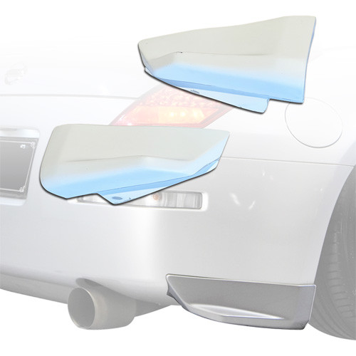 ModeloDrive FRP NISM V1 Rear Lip Valances 2pc > Nissan 350Z Z33 2003-2008 - image 1