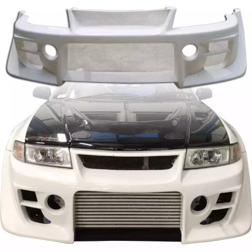 ModeloDrive FRP DMD Front Bumper > Mitsubishi Evolution EVO5 EVO6 1998-2001> 4dr - image 1