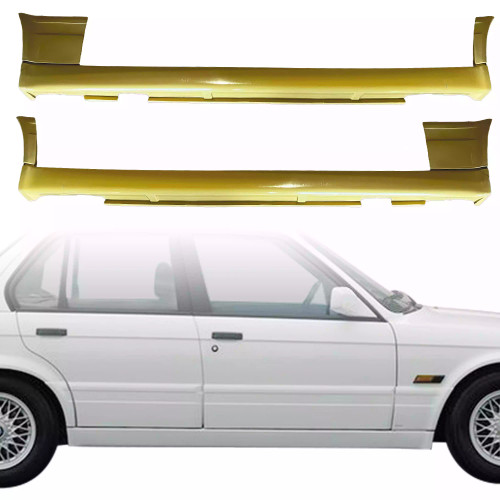 ModeloDrive FRP MTEC Side Skirts > BMW 3-Series 318i 325i E30 1984-1991 > 4dr Sedan - image 1