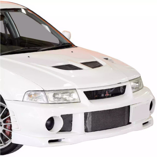 ModeloDrive FRP EVO6 Wide Body Front Bumper > Mitsubishi Evolution EVO5 EVO6 1998-2001 - image 1