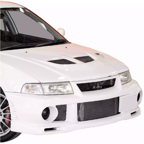 ModeloDrive FRP EVO6 Wide Body Front Bumper > Mitsubishi Evolution EVO5 EVO6 1998-2001 - image 1