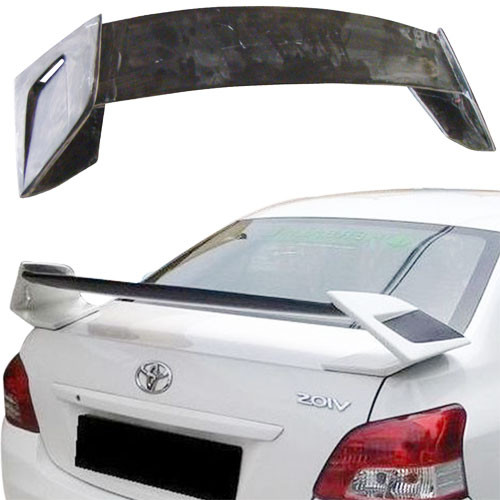 ModeloDrive FRP GALX Trunk Spoiler Wing > Toyota Yaris 2007-2011 > 4dr Sedan - image 1