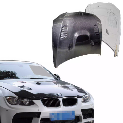 ModeloDrive Carbon Fiber VORT Hood > BMW M3 E92 E93 2008-2013 - image 1