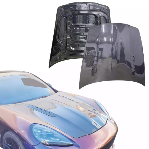 ModeloDrive Carbon Fiber MASO Hood > Porsche Panamera (970) 2010-2015 - image 1