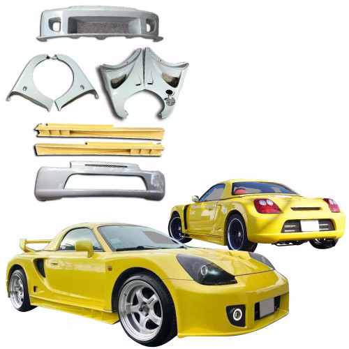 ModeloDrive FRP MCRA v1 Louver Wide Body Kit 8pc > Toyota MRS MR2 Spyder 2000-2005 - image 1