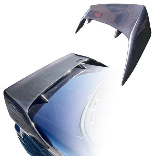 ModeloDrive Carbon Fiber 3POW Spoiler Wing > Nissan Silvia S13 1989-1994 > 2dr Coupe - image 1