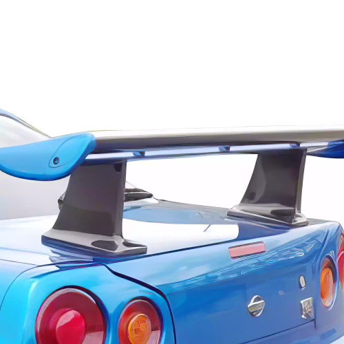 ModeloDrive Carbon Fiber JU GTR Wing Riser Stands > Nissan Skyline R34 GTR 1999-2004 - image 1