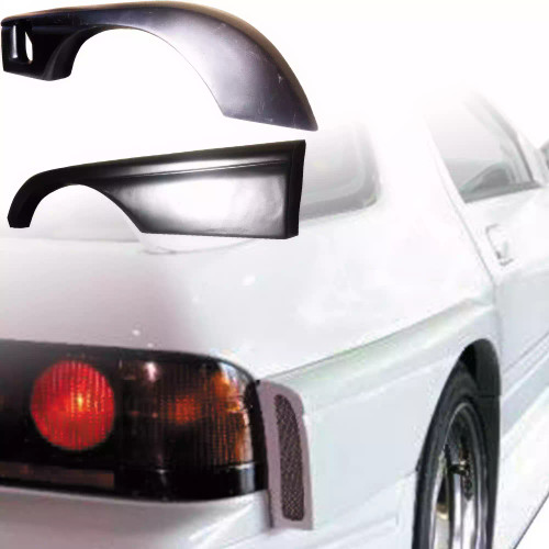 VSaero FRP RMAG Wide Body Fender Flares (rear) 30mm > Mazda RX-7 FC3S 1986-1992 - image 1