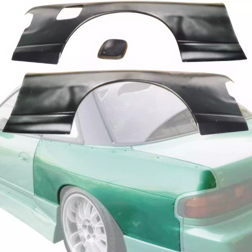 VSaero FRP MSPO Wide Body Fenders (rear) w Gas Cap 50mm > Nissan 240SX S13 1989-1994 > 2dr Coupe - image 1