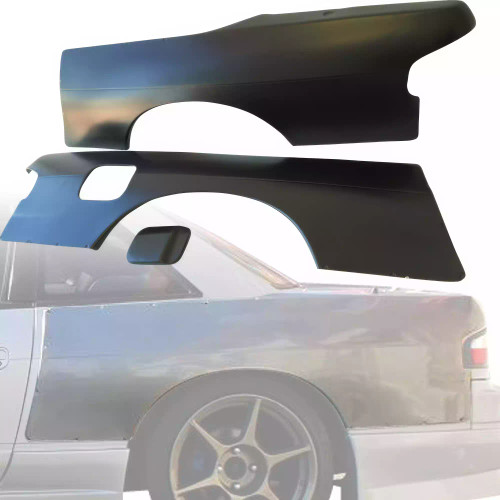 VSaero FRP DMA Wide Body 30mm Fenders (rear) w cap > Nissan 240SX S13 1989-1994 > 2dr Coupe - image 1