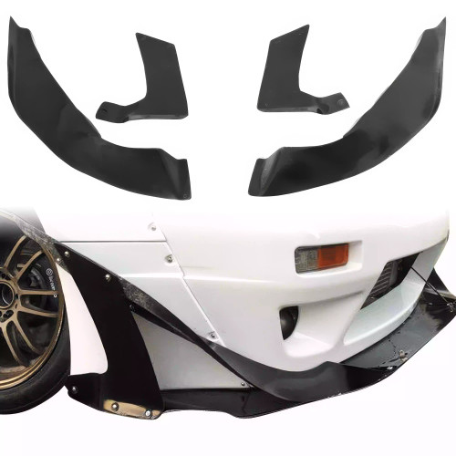 VSaero FRP TKYO v2 Wide Body Front Canards 4pc > Nissan Silvia S13 1989-1994 > 2dr Coupe - image 1