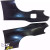 VSaero FRP MAT 22B Wide Body 40mm Fenders (rear) > Subaru Impreza GC8 1993-2001 > 2dr Coupe - image 32