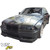VSaero FRP TKYO Wide Body Kit 12pc w Wing > BMW 3-Series 325i 328i E36 1992-1998 > 2dr Coupe - image 29