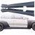 VSaero FRP TKYO V1 Wide Body Side Skirts > BMW 3-Series 325i 330i E46 1999-2005 > 4dr Sedan - image 1