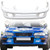ModeloDrive FRP LS WRC 00 Wide Body Kit 13pc > Subaru Impreza (GC8) 1993-2001 > 4dr Sedan - image 4