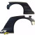 VSaero FRP TKYO Wide Body Fenders w Sides Kit > Honda Civic EG 1992-1995 > 3dr Hatchback - image 93