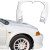 ModeloDrive FRP EVO5 Wide Body Kit w Hood > Mitsubishi Evolution EVO5 EVO6 1998-2001 - image 25