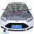 ModeloDrive Carbon Fiber KR Vented Hood > Ford Focus 2012-2014 - image 4