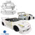 ModeloDrive FRP LBPE SE Wide Body Kit w Wing > Nissan GT-R GTR (R35) 2009-2016 - image 3
