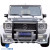 ModeloDrive FRP HAMA Front Lip Valance 3pc > Mercedes-Benz G500 (W463) 1999-2018 - image 4