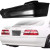 VSaero FRP JD Rear Bumper > Infiniti Q45 Y33 Cima 1997-2001 - image 1