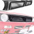 VSaero FRP TKYO Boss Wide Body Grille > Nissan 240SX S14 1995-1998 - image 23