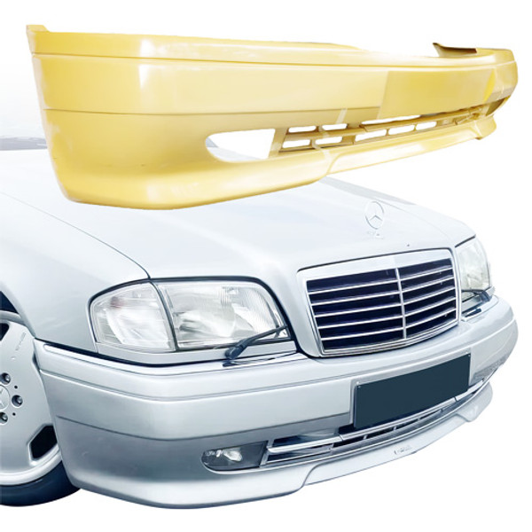 ModeloDrive FRP AMGe Front Bumper > Mercedes-Benz C-Class W202 1994-2000 - image 1