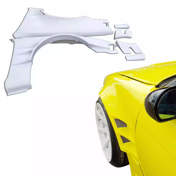 ModeloDrive FRP ORI t4 75mm Wide Body Fenders (front) 6pc > Nissan 240SX S14 1997-1998 - image 1