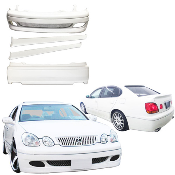 ModeloDrive FRP JUNT Body Kit 4pc > Lexus GS300 1998-2005 - image 1