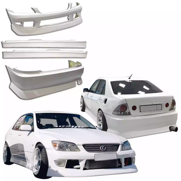 ModeloDrive FRP BSPO Body Kit 4pc > Lexus IS300 2000-2005> 4dr - image 1