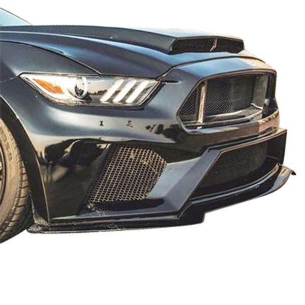ModeloDrive FRP RTSS Wide Body Front Lip > Ford Mustang 2015-2017 - image 1
