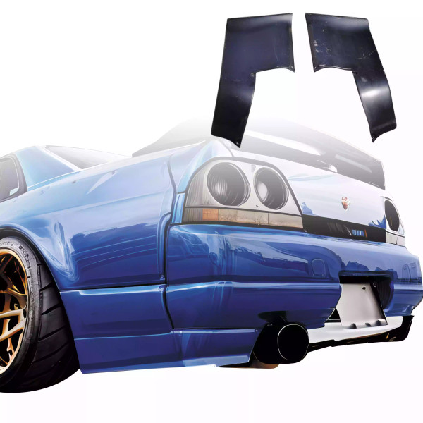 VSaero FRP TKYO Wide Body Rear Add-ons 2pc > Nissan Skyline R33 1995-1998 > 2dr Coupe - image 1