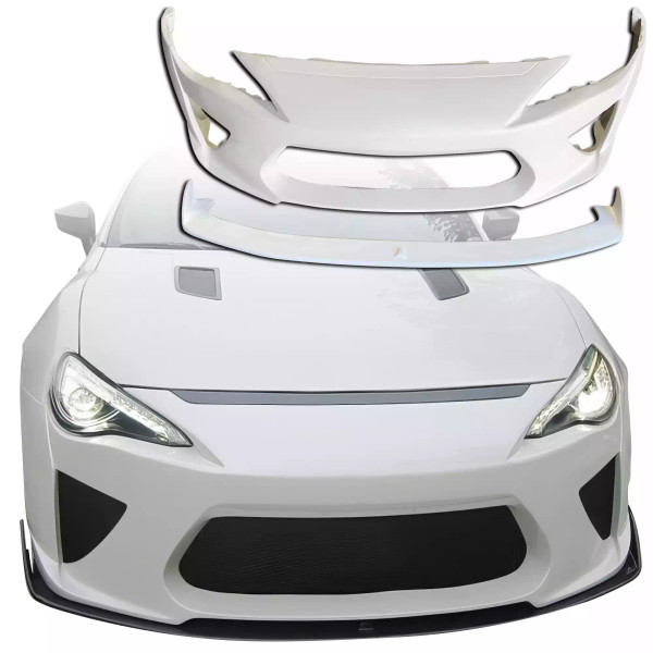 ModeloDrive FRP DMD Front Bumper w Lip Combo > Toyota 86 2017-2020 - image 1