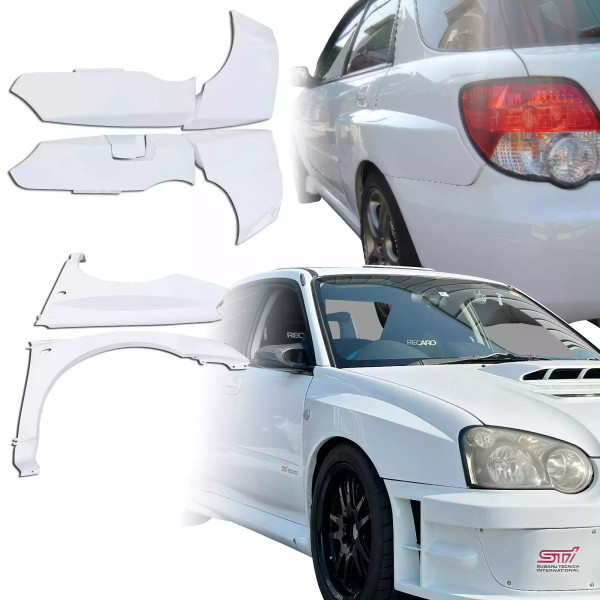 ModeloDrive FRP LS WRC Wide Body Fenders (set) > Subaru Impreza WRX 2004-2005 > 5dr Wagon - image 1